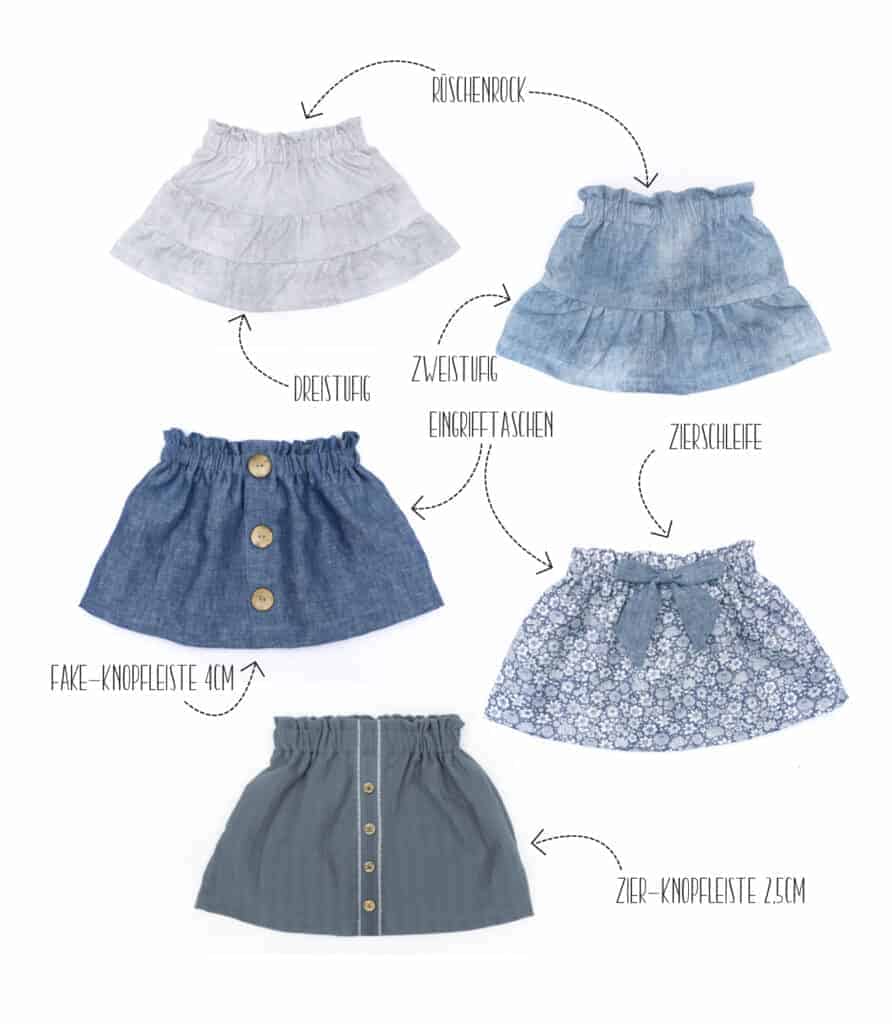 Varianten Rock Sunny Skirt