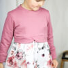 Girly Sweater aus French Terry mit Jersey Rockteil nähen