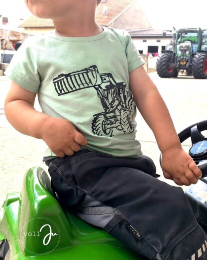 T Shirt mit Traktor Plott für Jungs