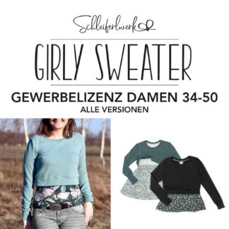 Gewerbelizenz Girly Sweater Damen 34-50 [Digital]