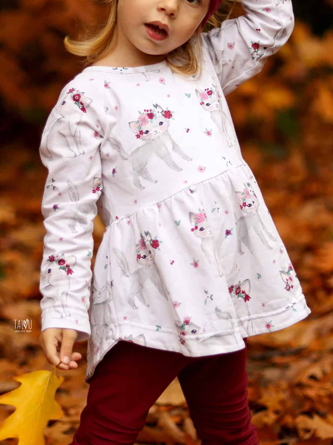 Schnittmuster Ruffled Raglan 62-146 | Schleiferlwerk