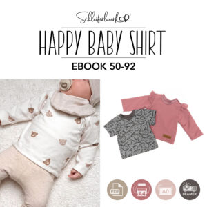 E-Book Cover für das Schnittmuster "Happy Baby Shirt"